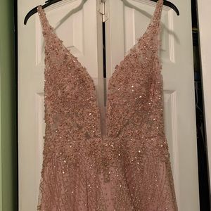 Dusty Rose Prom/wedding Dress,